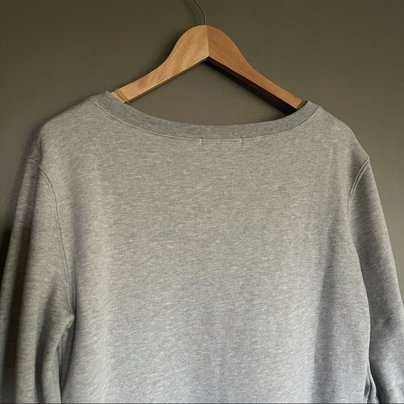 Sanctuary Tierney Bow Sleeve Sweatshirt Grey‎ Size XS Bell Sleeves Casual Comfy - Picture 12 of 14